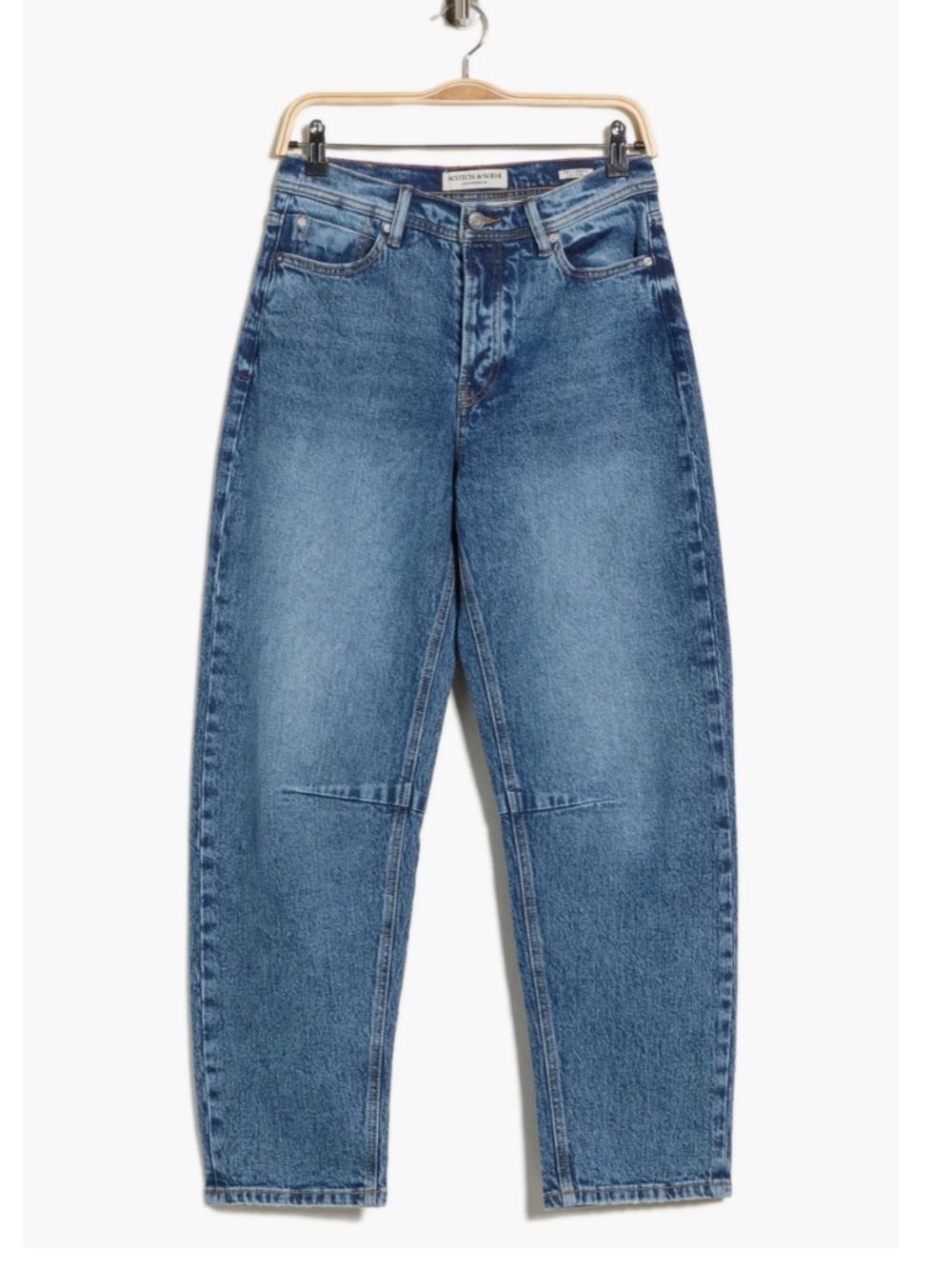 Scotch & Soda The Current L’actuel Barrel Cropped Jeans